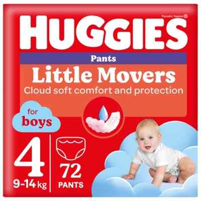 Подгузники Huggies Pants 4 (9-14 кг) для мальчиков 72 шт (5029053564104) Винница