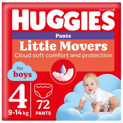 Подгузники Huggies Pants 4 (9-14 кг) для мальчиков 72 шт (5029053564104) Винница - изображение 1