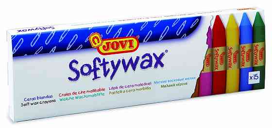Набір м'яких воскових крейд Jovi Softywax з ефектом олійної пастелі 15 кольорів (930/15) Киев