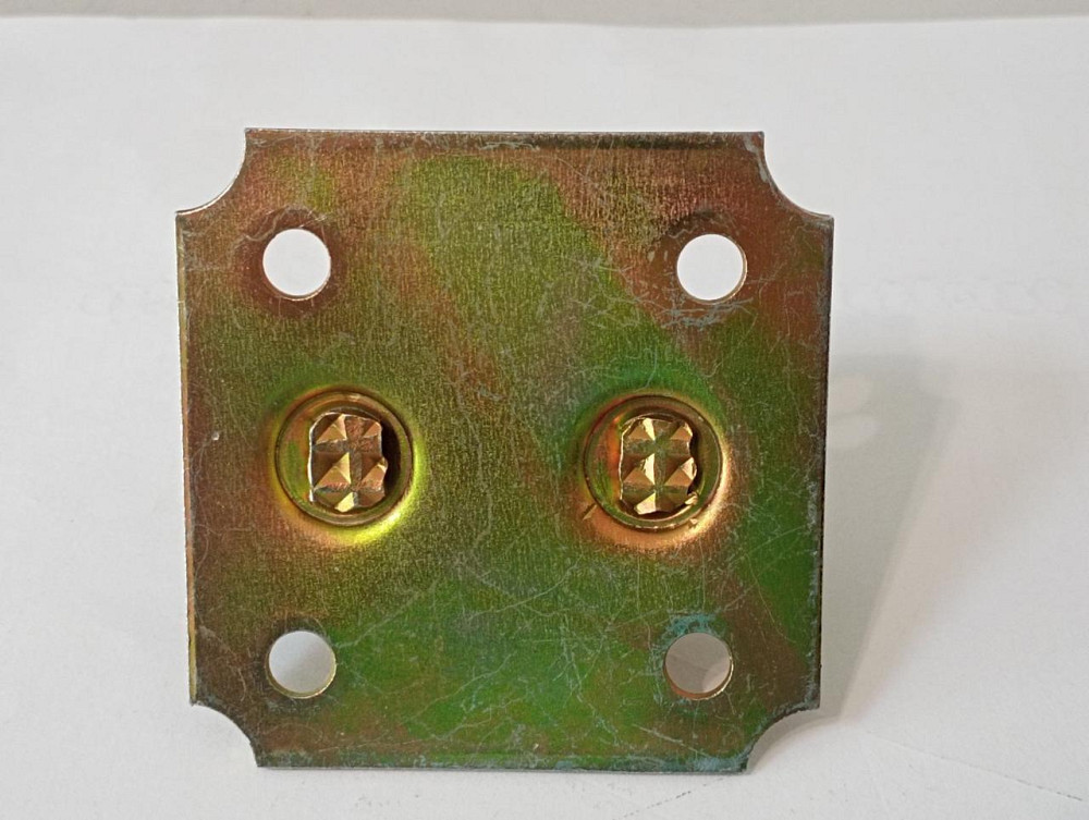 Вушко скоби-скобеля колодки  60х 60мм, оцинк жовтий "P-o" Київ - фото 4