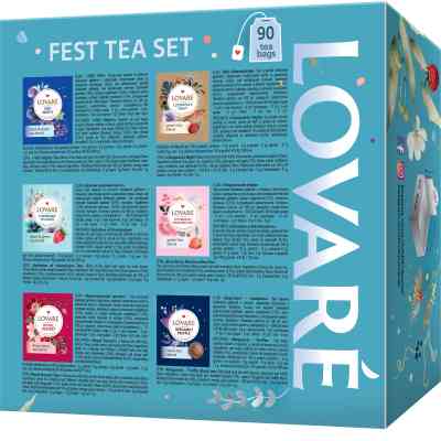 Чай Lovare Fest Tea Set 90 пакетиков ассорти (lv.79907) Винница