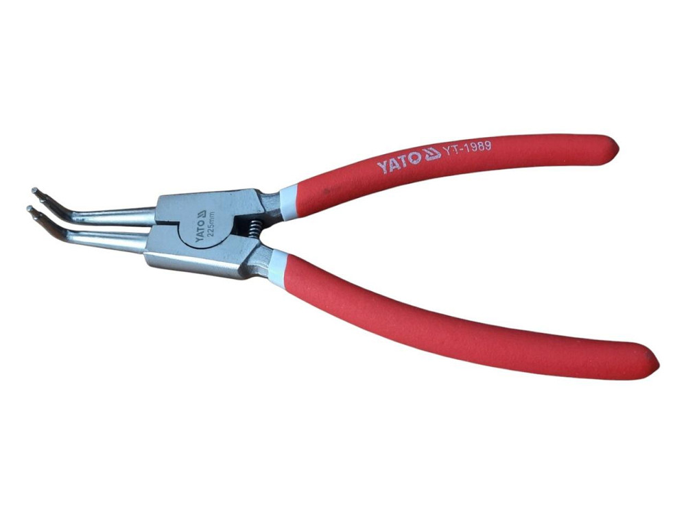 Знімач стопорних кілець загнутий розтискний 225мм YT-1989 YATO Вінниця - фото 1