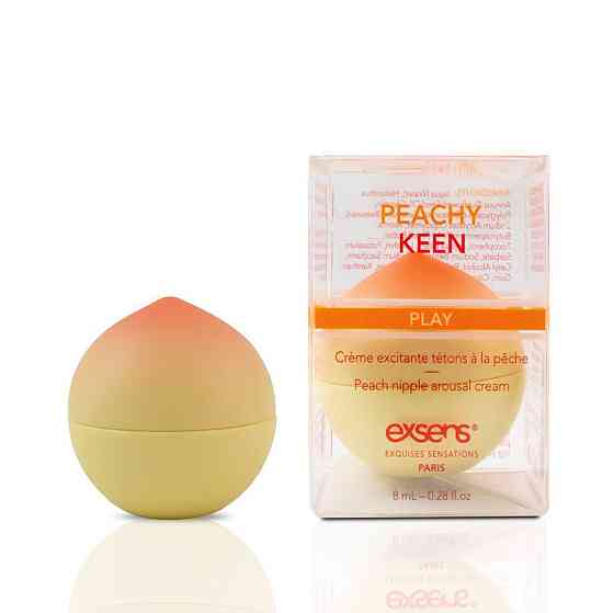 Збуджувальний крем для сосків EXSENS Peachy Keen (8 мл) з олією жожоба та ши, їстівний, без цукру Sex Aura Київ