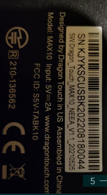 Планшет: Dragon Touch Max 10,10.1" 3/32, FHD 1080P, Wi-Fi. Київ - фото 2