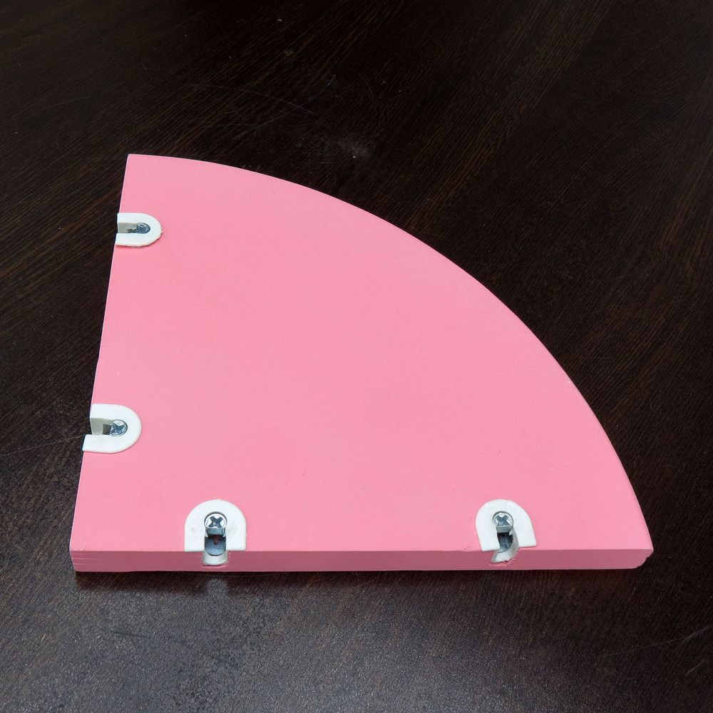 Угловая настенная полка 