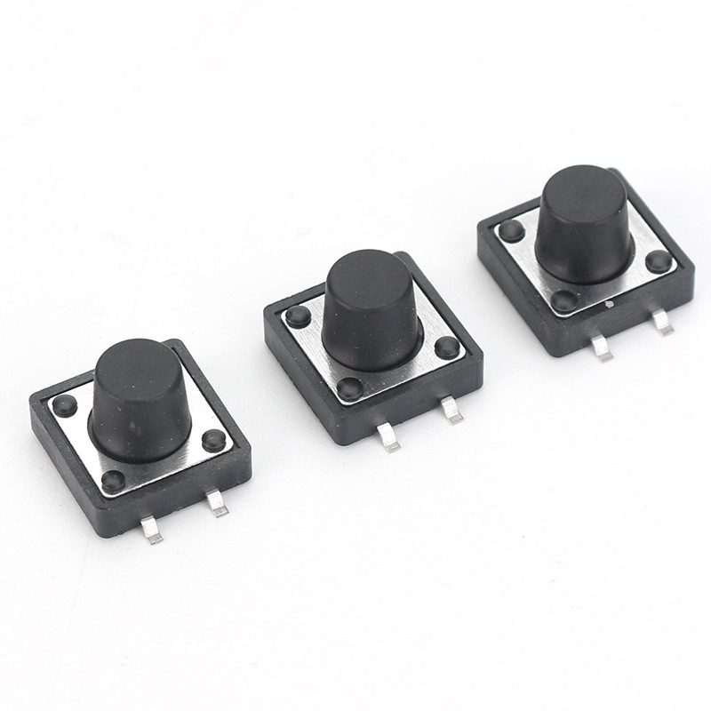 Кнопка тактовая 12x12 мм, 100 шт, радиодетали Киев - изображение 2