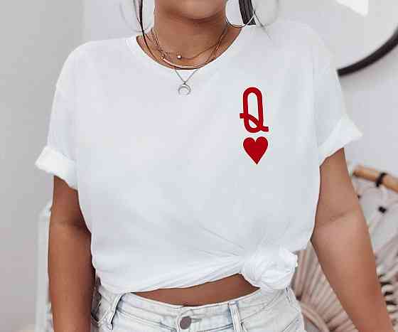 Футболка женская с принтом 44 Белый 2647428186 Днепр