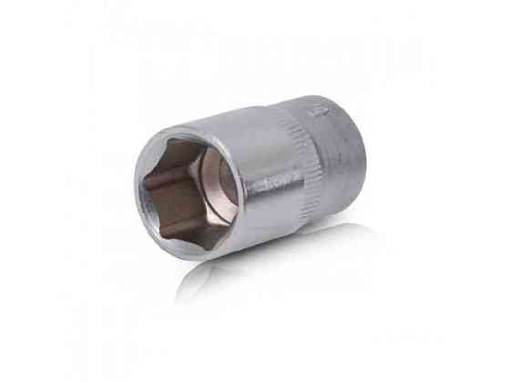 Головка шестигренна 1/2 17 мм * 38 мм CrV ET-0017 ТМ INTERTOOL Solmir Київ