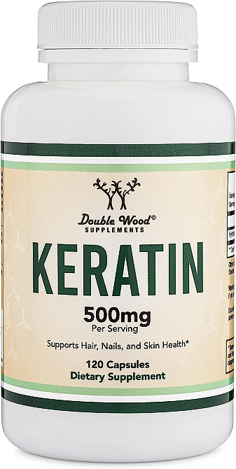 Кератин Double Wood Keratin 500 mg (на 2 капсули), 120capsules Луцк - изображение 1