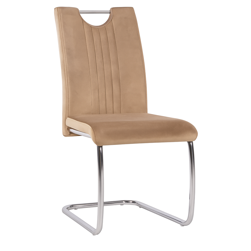 Стілець Аріана м'який коричневий велюр Дніпро - фото 1