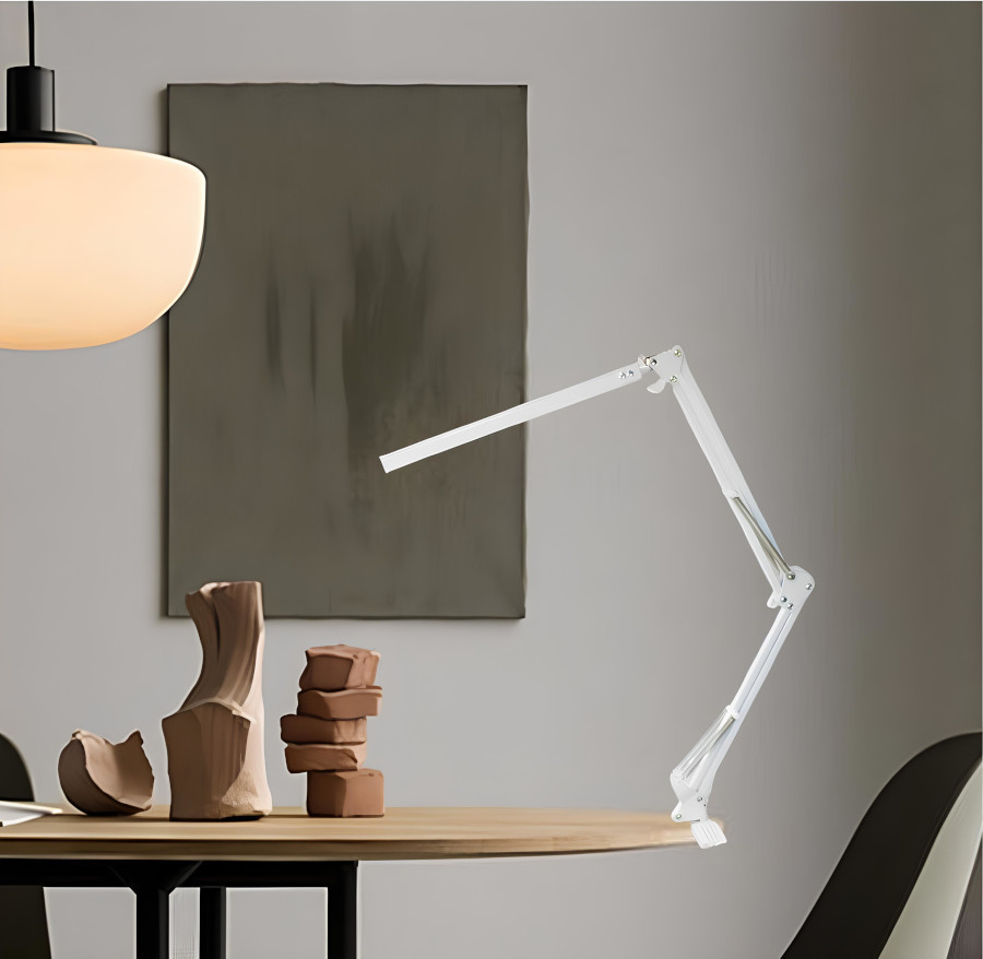 LED светильник на струбцине FocusPro 11Вт, белый Днепр - изображение 4