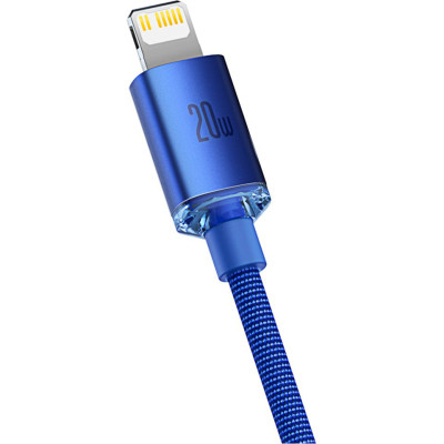Дата кабель USB-C to Lightning 2.0m 20W blue Baseus (CAJY000303) Винница - изображение 3