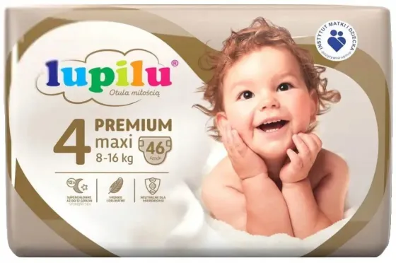 Підгузники Lupilu Premium Maxi 4 8-16 кг 46 шт Львів