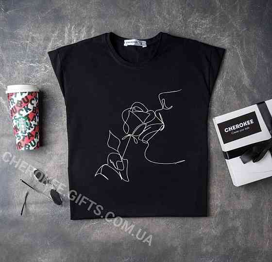 Мужская\Женская хлопковая футболка с АРТ принтом Черновцы