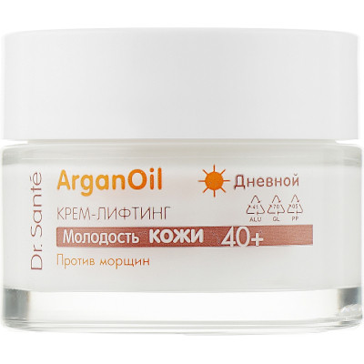 Крем для обличчя Dr. Sante Argan Oil крем-ліфтинг проти зморшок денний 40+ 50 мл (4823015929113) Вінниця - фото 2