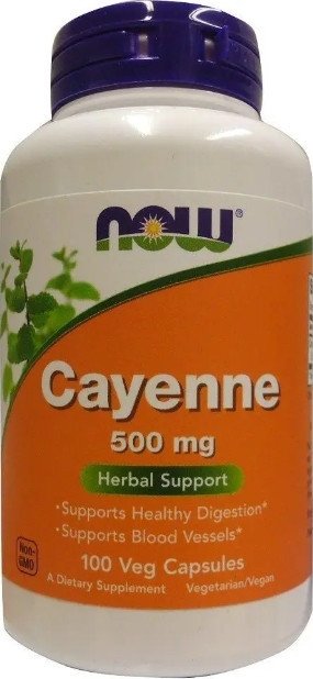 Каєнський перець Now Foods Cayenne 500 мг 100 капс Київ - фото 1