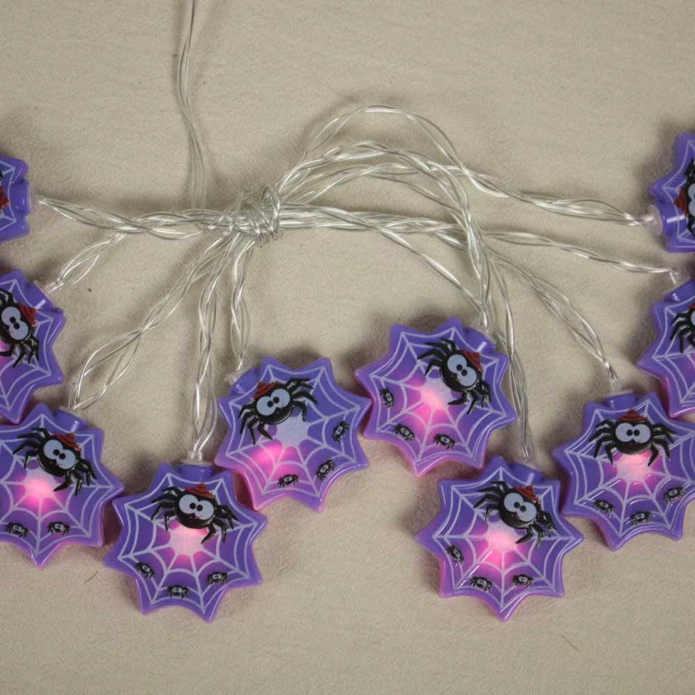 Гирлянда на Хэллоуин 150 см 10 led 5 см фиолетовый Киев - изображение 3
