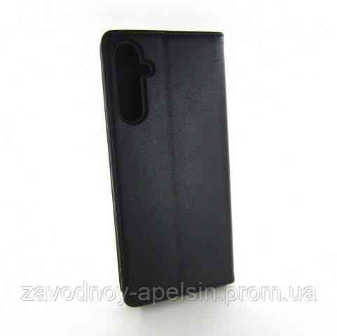 Чехол книжка Samsung M35 M355 M356 Кожаный (черный) Одесса