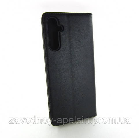 Чехол книжка Samsung M35 M355 M356 Кожаный (черный) Одесса - изображение 2