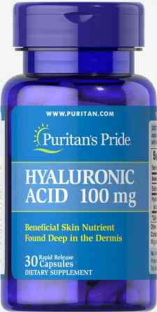 Гіалуронова кислота для суглобів Puritan's Pride Hyaluronic Acid 100 мг 30 капс Київ