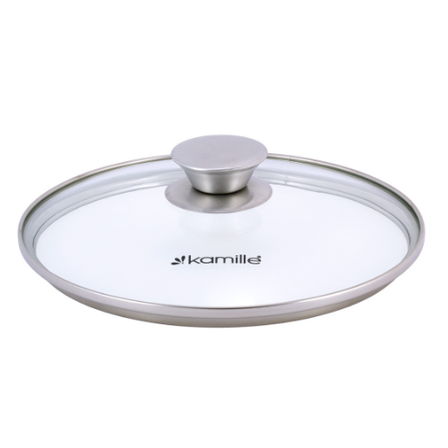 Каструля нержавіюча сталь 2л з кришкою порожнисті ручки 4901 KAMILLE Житомир