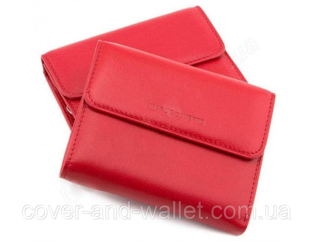 Красный женский маленький кошелек на много карточек на магнитной застежке Marco Coverna MC-2047A Киев - изображение 2