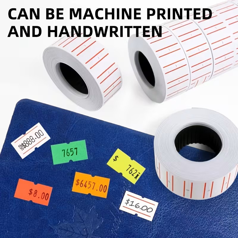 Самоклеючі ценники 10 рулонів по 500 шт для етикеток Київ - фото 4