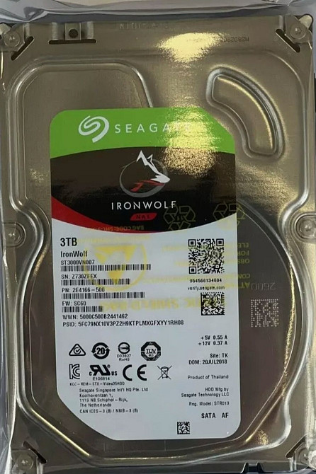 Жесткий диск 3 Tb Seagate IronWolf. Киев - изображение 1