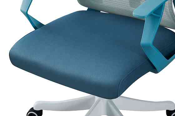 Стілець офісний Уно, сірий/аква Киев