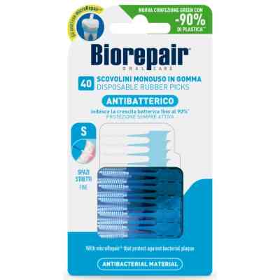 Щетки для межзубных промежутков Biorepair Силиконовые Размер S 40 шт. (8017331058329) Винница