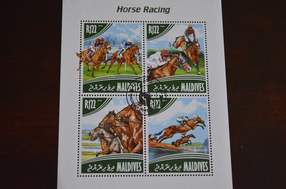 Мальдивы. Малый лист. 2009 год. Фауна (Б) Полтава - изображение 1