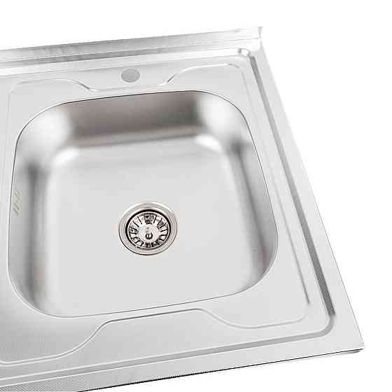 VALESO Кухонна мийка з нержавіючої сталі Valeso 8060 R ДЕКОР (0,7/160 мм) Киев