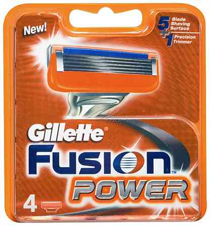 Змінні леза для бритви Gillette Fusion Power 4 шт Київ