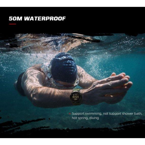 Мужские наручные тактические часы North Edge Alps с компасом (Зеленый) Винница - изображение 6