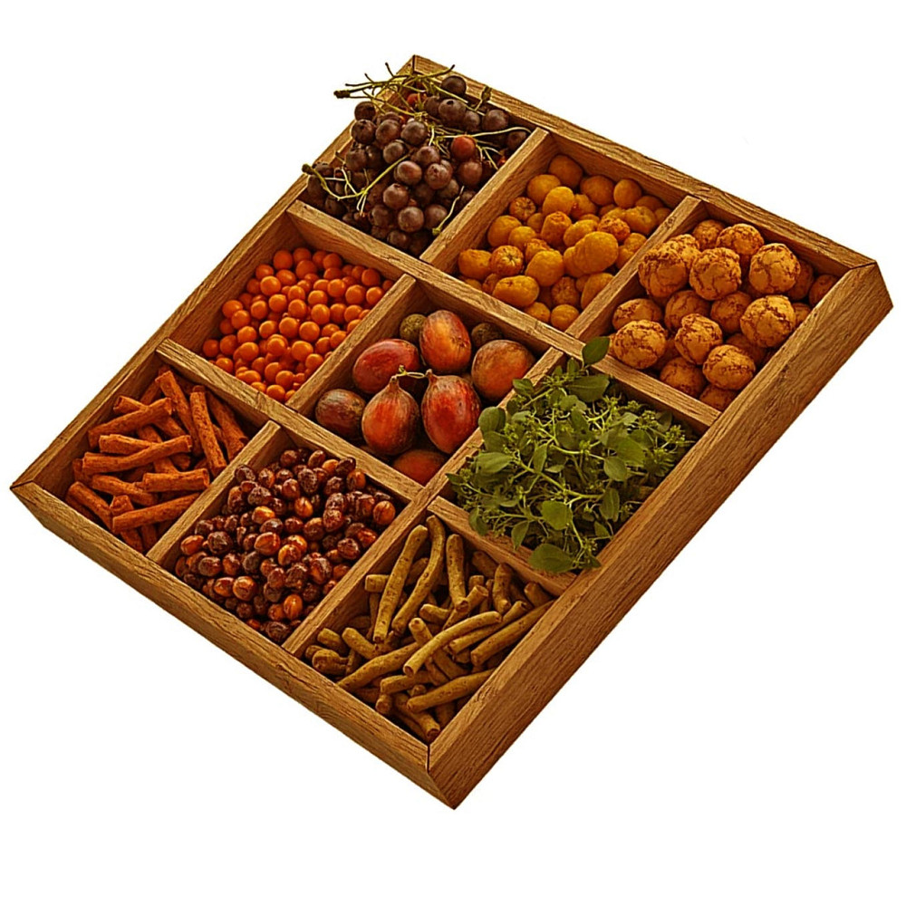 Менажница деревянная 