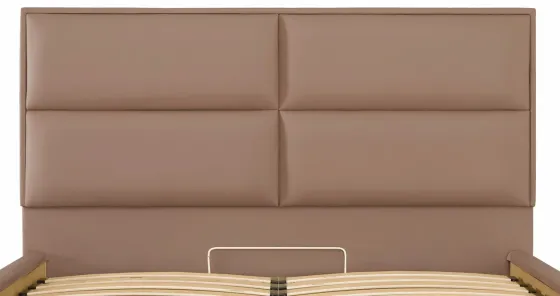 Кровать Двуспальная Sheffield VIP 160 х 190 см Fly 2213 С дополнительной металлической цельносварной рамой Светло-коричневый Киев