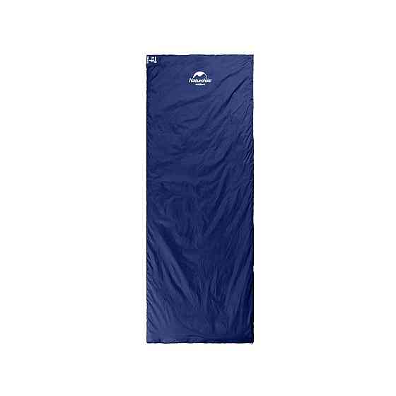 Спальник надлегкий Naturehike LW180 NH21MSD04 лівий, (15°C), p-p XL, темно-блакитний Київ