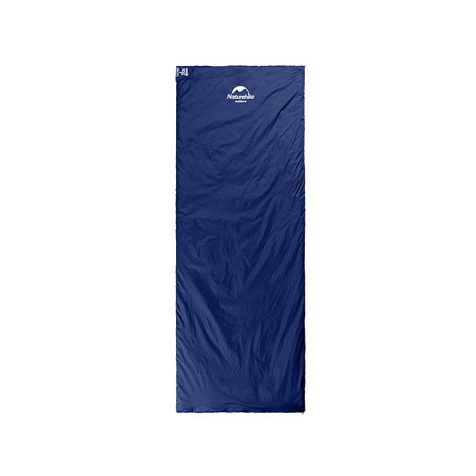 Спальник надлегкий Naturehike LW180 NH21MSD04 лівий, (15°C), p-p XL, темно-блакитний Київ - фото 1