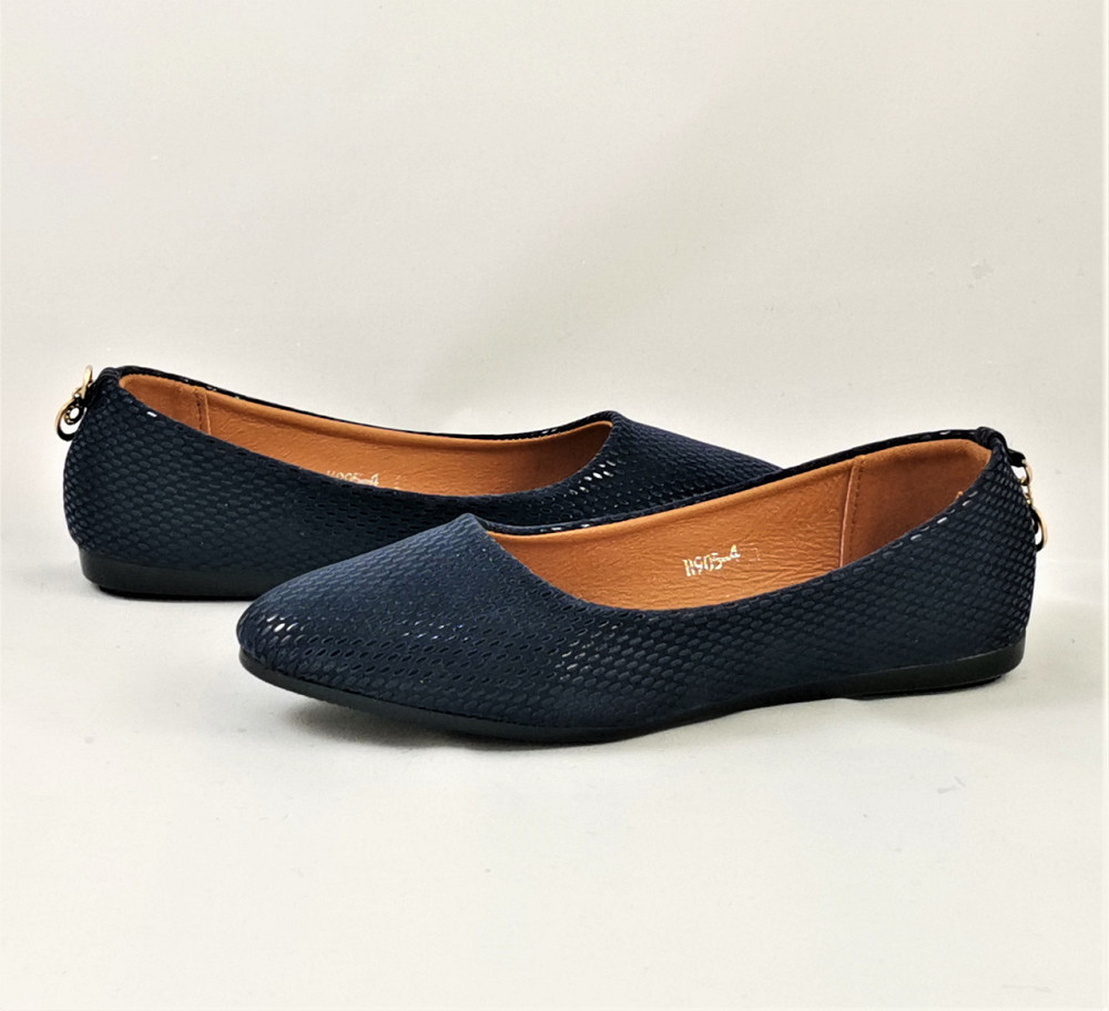 Женские Балетки Синие Мокасины Туфли (размеры: 36,37,38,39) - 05-4 Днепр - изображение 2