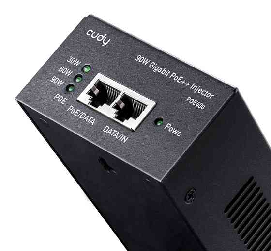 Адаптер PoE Cudy Iнжектор POE400, 90W Gigabit PoE+/PoE Injector Винница