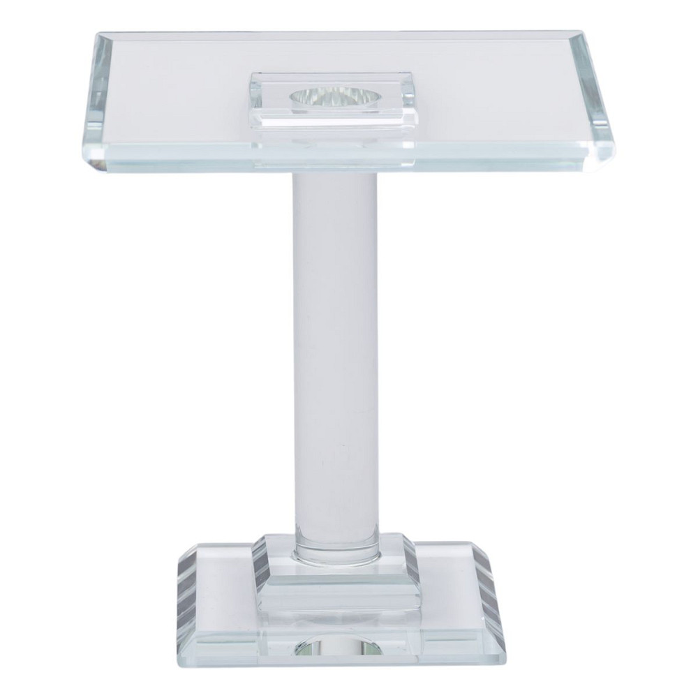 Yiwu Тортівниця скляна на ніжці 12×12×13 см кругла стійка для торта, капкейків HP-4-70S Киев - изображение 2