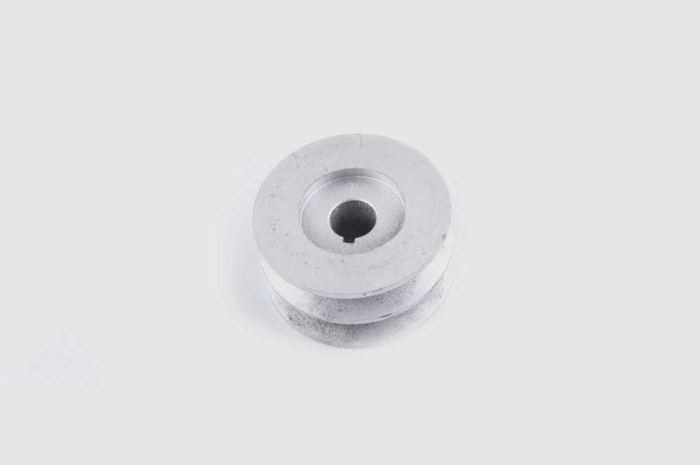 Шків ременя провідний 2-х струмковий під шпонку мотоблок 168F/170F (6,5/7Hp) Мукачево - фото 1