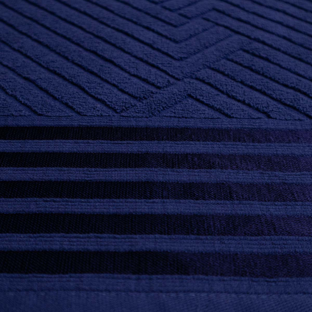 Полотенце банное махровое SOFT GM Textile 70х140см 500г/м2 (Темно-синий) Сумы - изображение 2