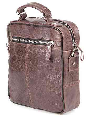 Сумка SHVIGEL 00874 шкіряна Коричнева Київ