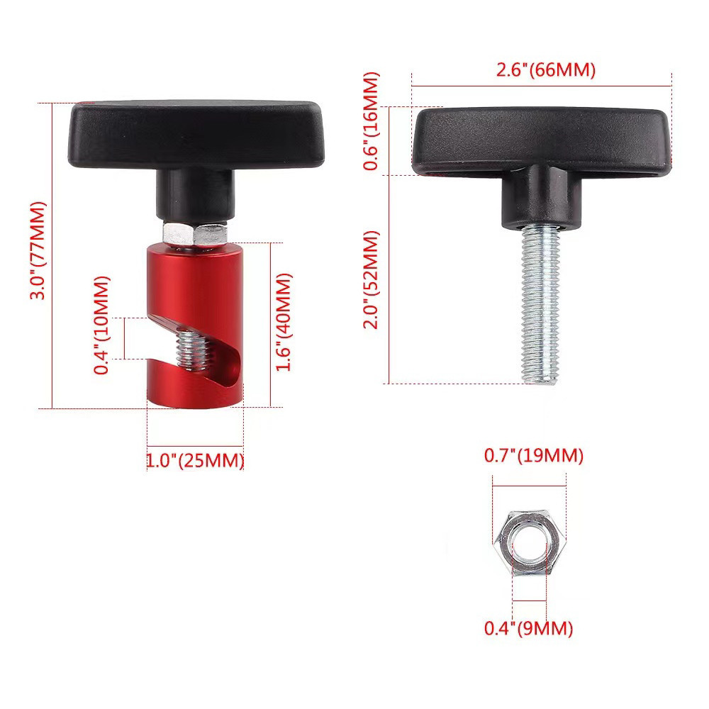 Универсальный опорный зажим фиксатор подъемника капота автомобиля алюминиевый Киев - изображение 5