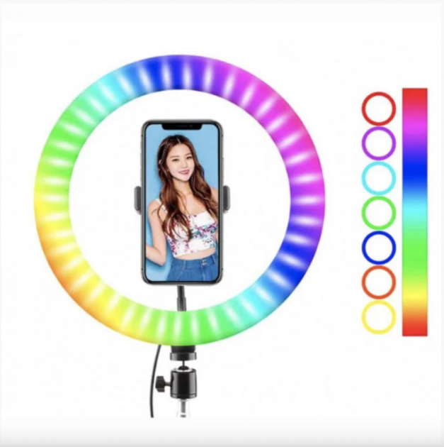 Кольцевая LED Лампа RGB 36 см (MG36) Киев - изображение 4