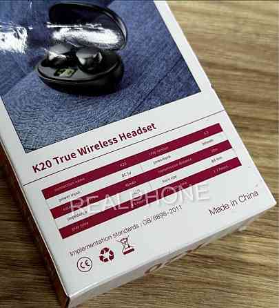 Безпроводные Наушники: К20 True Wireless Headset Харьков