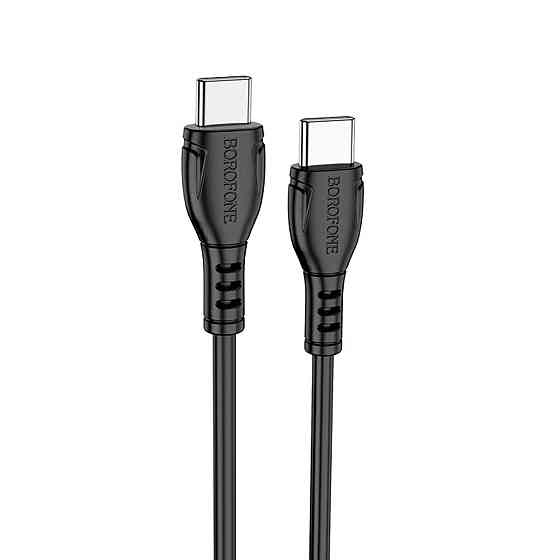 Кабель BOROFONE BX51 Triumph 60W charging data cable Type-C to Type-C Black Київ