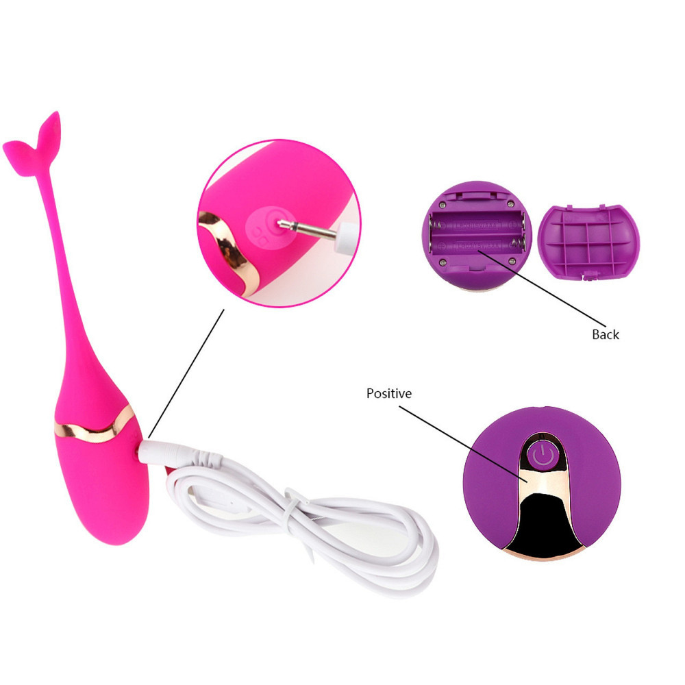 Віброяйце з пультом керування Vibratong egg (pink) USB Sex Aura Київ - фото 2