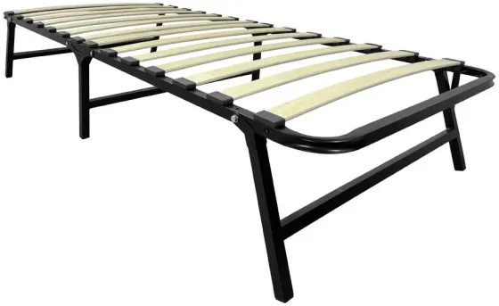 Розкладачка Erwin з матрацом та узголів'ям 190 x 80 см Бежевий Київ